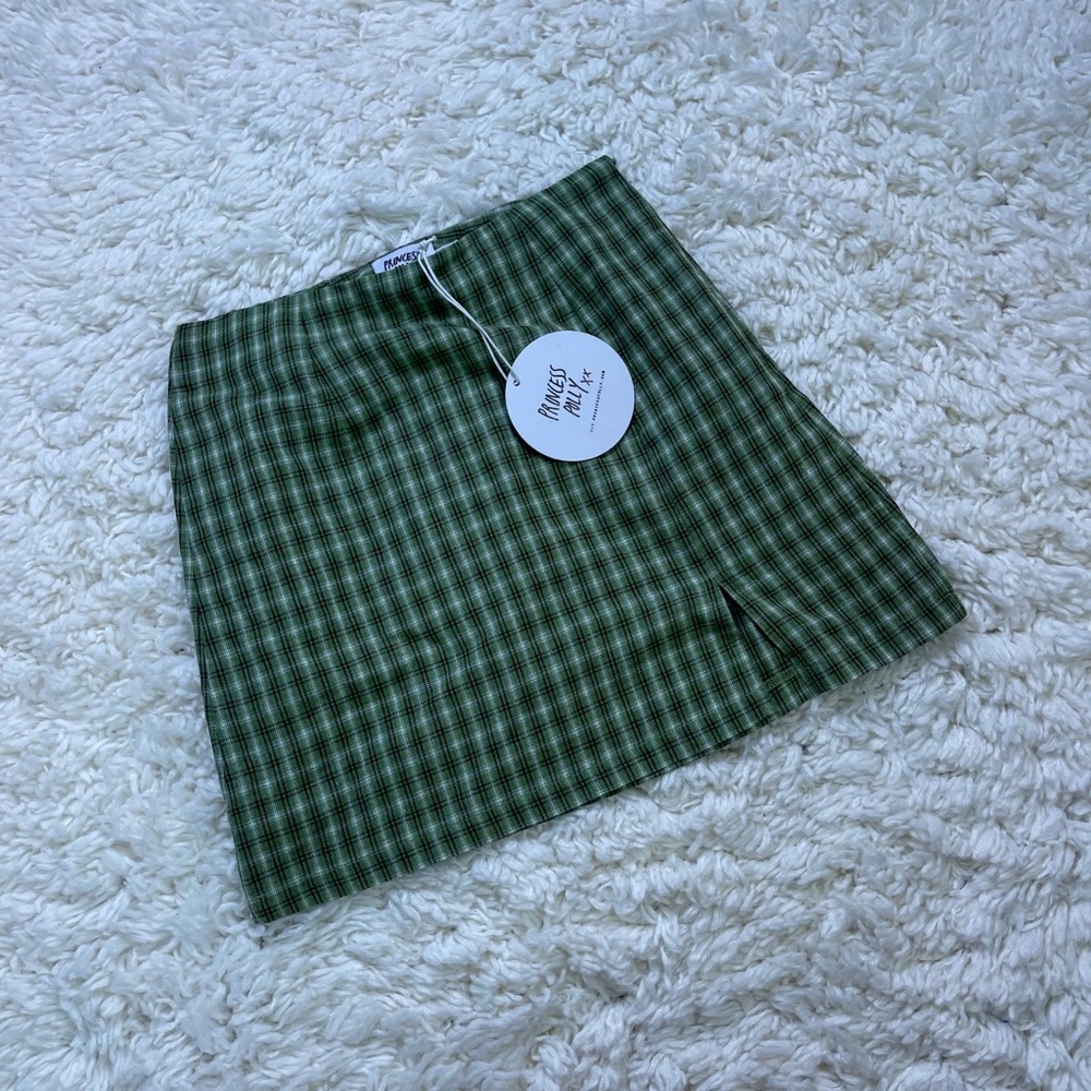 Princess Polly Miss Sally Mini Skirt Green